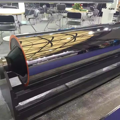 Китай Производство Хорошее качество Хромовое покрытие зеркальное полированное стальное ролик Подходит для печатных машин, ламинирующих машин, покрывающих машин